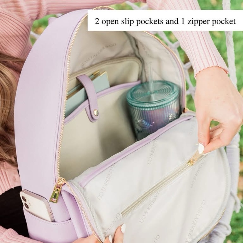 Glass Ladder & Co. Lavender Malala Backpack - Picture 15 of 15